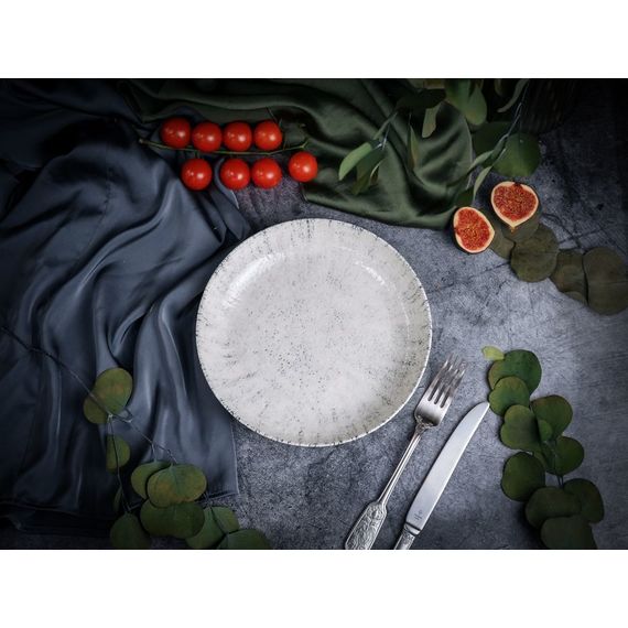 Салатник полуглубокий 22см,  цвет серый, BLIZZARD, Porland, изображение 5