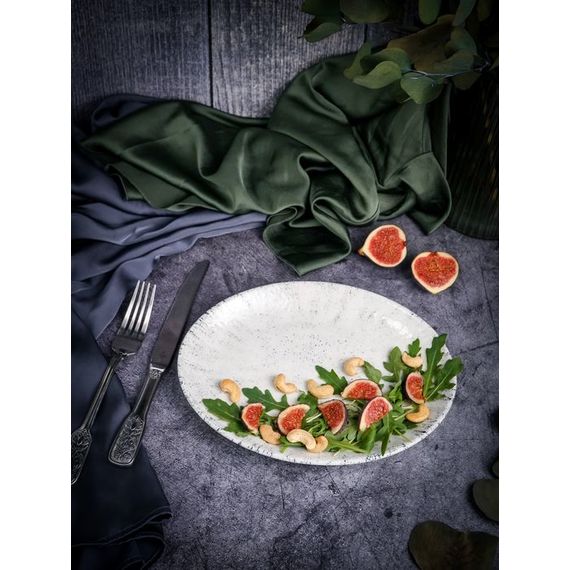 Блюдо овальное 26 х 19 см,  цвет серый, BLIZZARD, Porland, изображение 7