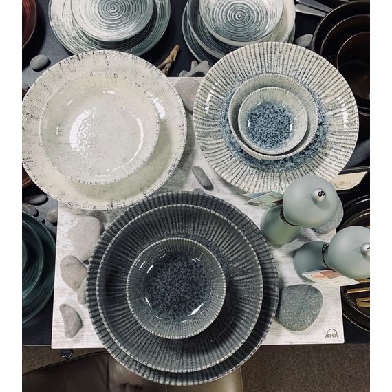 Блюдо прямоугольное 27 х 19 см, IRIS GREY, Porland, изображение 2