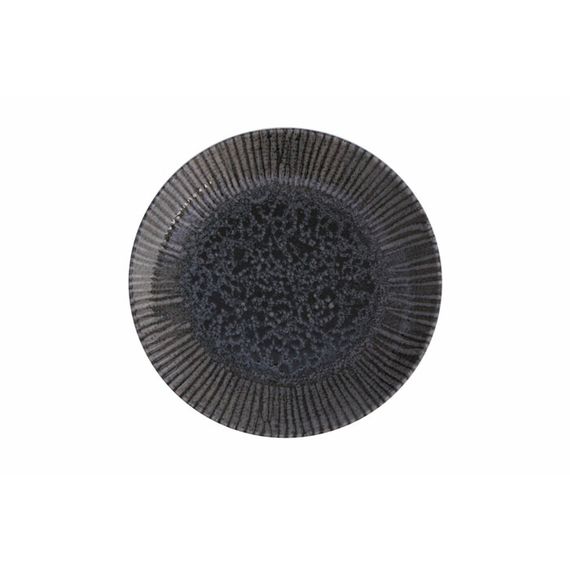 Тарелка мелкая 21 см, без борта, IRIS GREY, Porland