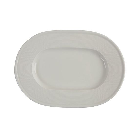 Тарелка овальная 31 см, цвет белый, LINE, Porland, изображение 5