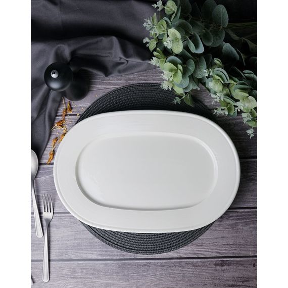 Блюдо овальное 41 см, LINE, Porland, изображение 3