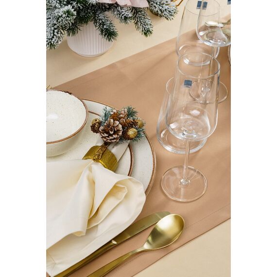 Тарелка глубокая с волнистым краем 21 см, Seasons Бежевый, Porland, изображение 13