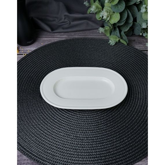 Тарелка овальная 19  см, LINE, Porland