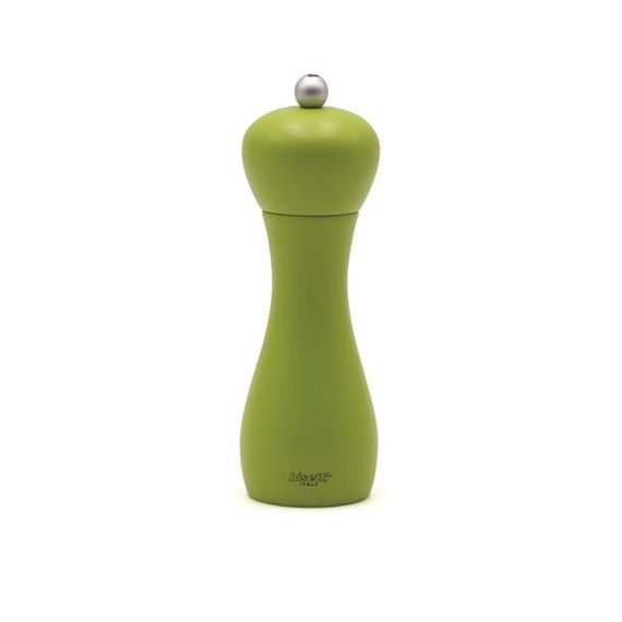 Мельница для перца h 18 см, бук, цвет салатовый, серия RIMINI, Bisetti