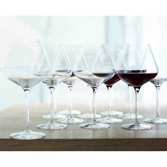 Набор из 12-ти бокалов для вина Бургундия, 840 мл, прозрачный, бессвинцовый хрусталь, серия Hybrid, Spiegelau, изображение 2