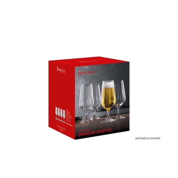 Набор из 4-х бокалов для пива, 440 мл, хрустальное стекло, серия Lifestyle, Spiegelau, изображение 5