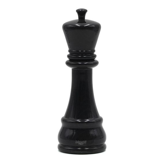 Мельница для специй "король" h 23 см, бук лакированный, цвет черный, серия CHEES, Bisetti