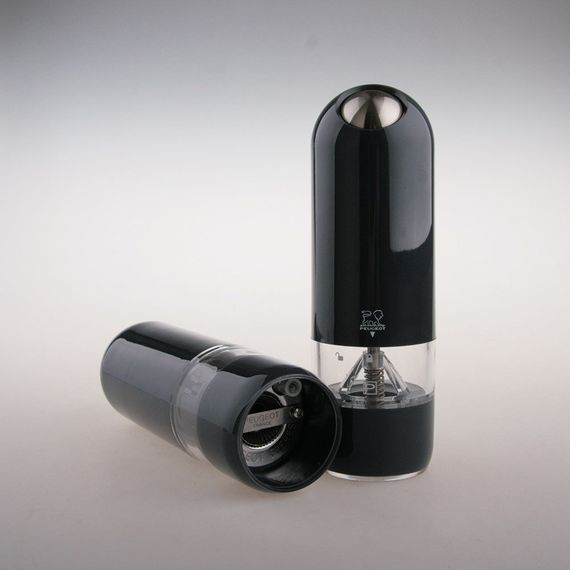 Набор электрических мельниц для соли и перца 17см, серый, ALASKA PEUGEOT, Франция, изображение 9