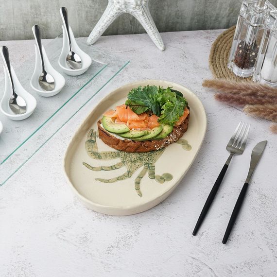 Блюдо 29*18 см,керамика "Frutti di Mare", P.L. Proff Cuisine