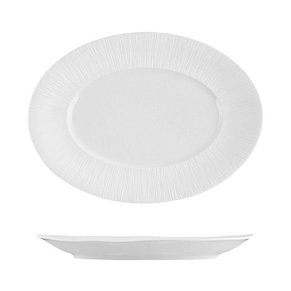 Блюдо овальное 31,5*23,3*3,5 см,серия "Frost White Moon", P.L. Proff Cuisine