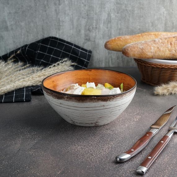 Салатник d=16 см, 700 мл, фарфор, cерия  WOOD-FUSION, P.L. Proff Cuisine