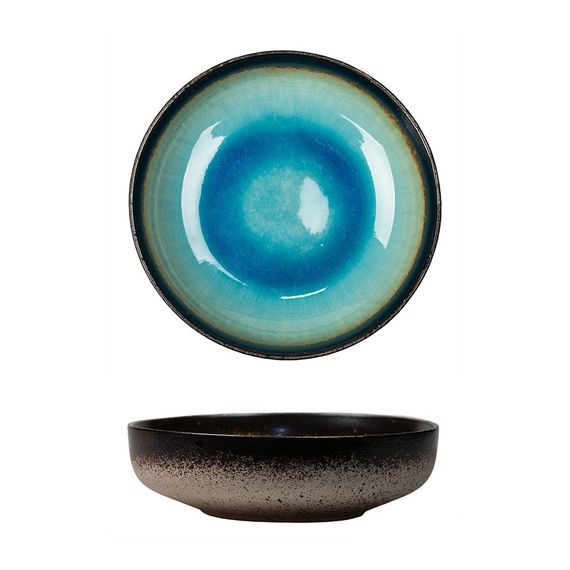 Салатник d=17,5*h 5,1 см, каменная керамика, 700 мл, серия "2022 Spider Silk-Blue", P.L. Proff Cuisine