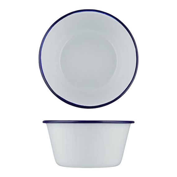 Салатник эмалированный d=16,h=8 см, "Blue Rim", P.L. Proff Cuisine