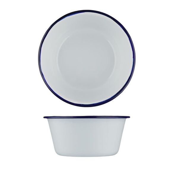 Салатник эмалированный d=20,h=10 см, "Blue Rim", P.L. Proff Cuisine