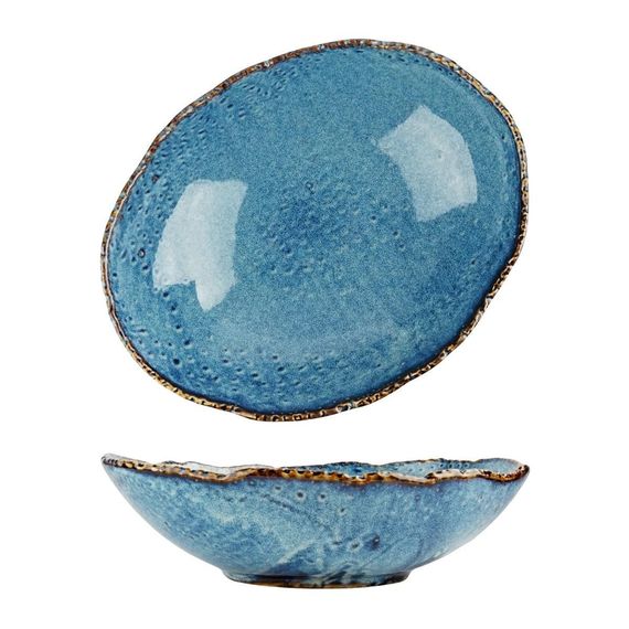 Салатник овальный 25,5*20*6,5 см, 1,150 мл, фарфор,серия "Aqua Blue", P.L. Proff Cuisine