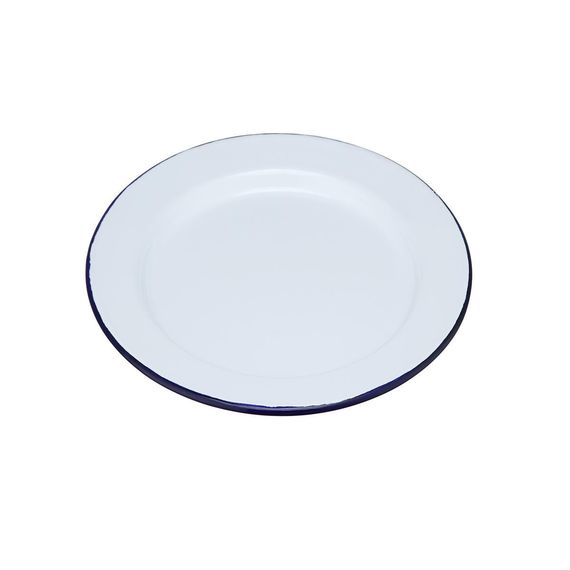 Тарелка эмалированная d=24 см, "Blue Rim", P.L. Proff Cuisine