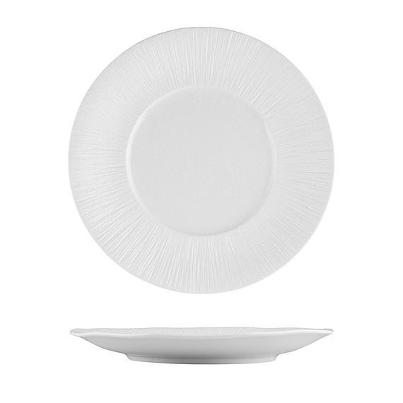 Тарелка мелкая d=21см, h=2.4см, фарфор,серия "Frost White Moon", P.L. Proff Cuisine