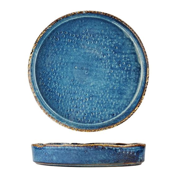 Тарелка с бортом d=26см, h=4.8см, 1,5 л, фарфор,серия "Aqua Blue", P.L. Proff Cuisine