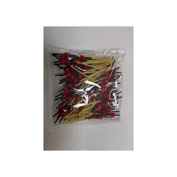 Пика "Красная жемчужина", 7 см, бамбук, 100 шт, P.L. Proff Cuisine