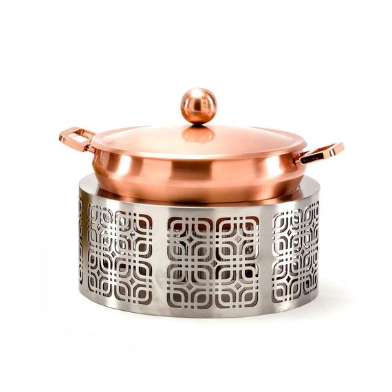 Подставка + кастрюля для выкладки, 5 л, 40*40*35 см, P.L. Proff Cuisine