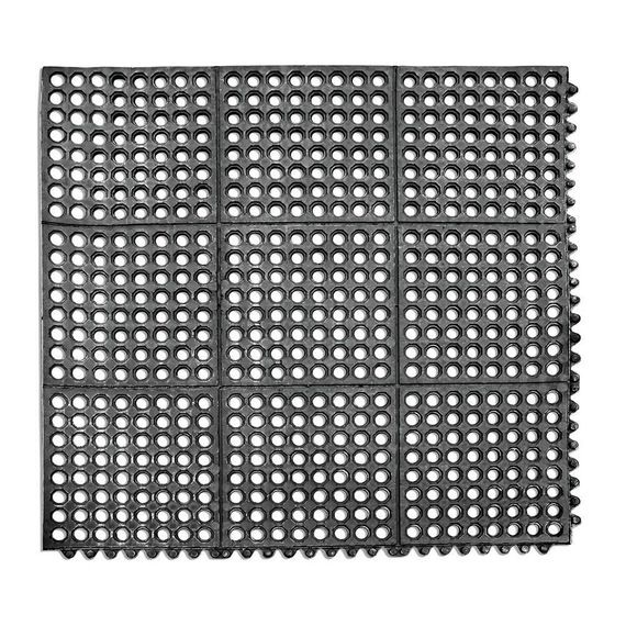 Коврик барный,кухонный, напольный 91*91 см, черный, резина, P.L. - BarWare