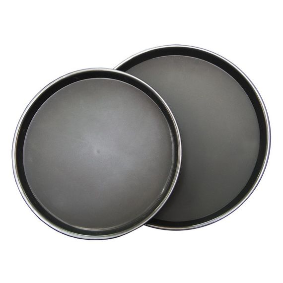 Поднос прорезиненный черный 36 см, P.L. - BarWare