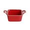 Соусник квадратный с 2-мя ручками 7х10 см h 4.2 см, Seasons Красный, Porland, изображение 10