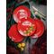 Тарелка 24 см безбортовая, Seasons Красный, Porland, изображение 11