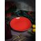 Тарелка 30 см безбортовая фарфор, Seasons красный, Porland, изображение 5